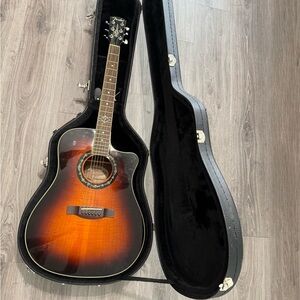 Fender Sunburst Acoustic Guitar with Case
